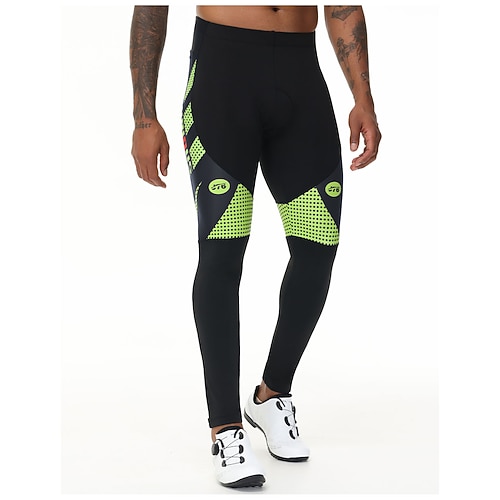 Herren Fahrradhose Fahrradhosen Fahhrad Strumpfhosen Rennpassform Sport Winddicht Elastisch Atmungsaktiv Grün schwarz Schwarz blau Spandex Bekleidung Hochstufe Fahrradbekleidung