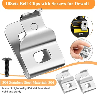 1/5/10 stücke Gürtel Clips Haken Halter Kits für Dewalt 20V Bohrmaschine Fahrer Power Werkzeug Hammer Schlagschrauber zubehör