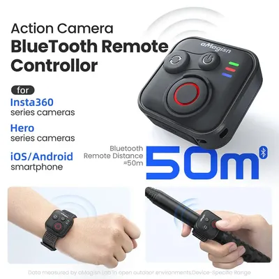 Universal Remote Control For Insta360 Hero Series Action Camera Bluetooth Remote Control Smartphone Bluetooth Remote Controller