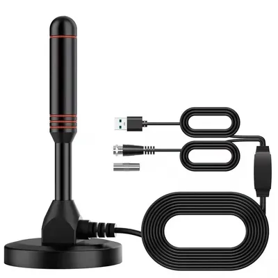 HD-Digital-TV-Antenne für den Innenbereich, verstärkte DVB-T2-Antenne, 5 m, Ultra-HDTV mit Verstärker, schnelle Reaktion, Outdoor-Antennen-Set, 5 m