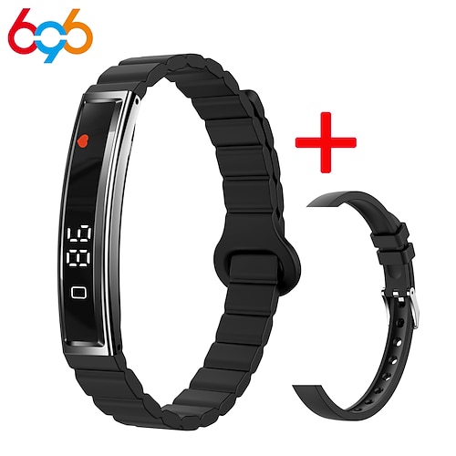 B3 Smartwatch 1 Zoll Smartwatch Fitnessuhr Bluetooth Schrittzähler Anruferinnerung Aktivitäts-Tracker Kompatibel mit Android iOS Damen Herren Langer Standby Wasserdicht Schrittzähler IP68 10,5 mm Image