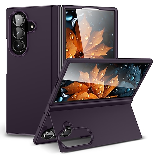 Handy Hülle Handyhüllen Für Samsung Galaxy Z Fold 7 Z Fold 6 Z Fold 5 Z Fold 4 Rückseite Ständer Stoßfest Retro PC Image