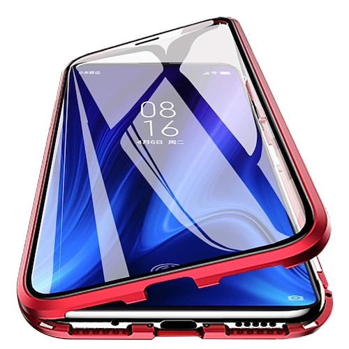 Handy Hülle Handyhüllen Für iPhone 17 Pro Max 17 Air 16 15 14 Pro Max Plus 13 12 11 Pro Max Magnetische Adsorption Vollschutz Beidseitig Stoßfest Gehärtetes Glas Metall Image