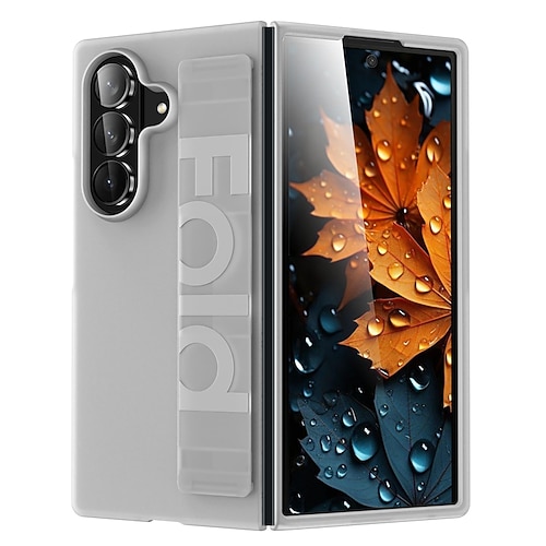 Handy Hülle Handyhüllen Für Samsung Galaxy Z Fold 7 Z Fold 6 Z Fold 5 Z Fold 4 Rückseite Mit Handgelenkschlaufe Stoßfest Retro Silikon Image