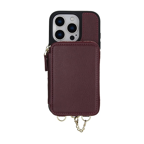 Handy Hülle Handyhüllen Für iPhone 17 Pro Max 17 Air 16 15 14 Pro Max Plus 16e 13 Pro Max Rückseite Magnetisch mit Trageriemen Kartenfach Retro TPU PU-Leder Image