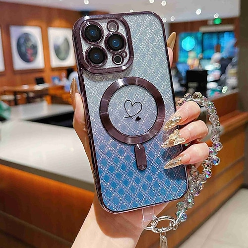 Handy Hülle Handyhüllen Für iPhone 17 Pro Max 17 Air 16 Pro Max 15 Pro Max 16e 14 Pro Max 13 Pro Max Rückseite mit Trageriemen Unterstützt kabelloses Laden Nicht vergilbend Farbverläufe Kohlefaser Image