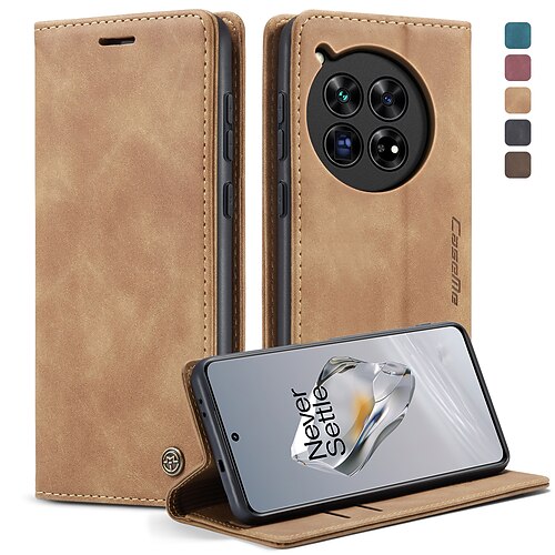 Handy Hülle Handyhüllen Für OPPO Universal Flip-Cover Ständer Stoßfest TPU PU-Leder Image