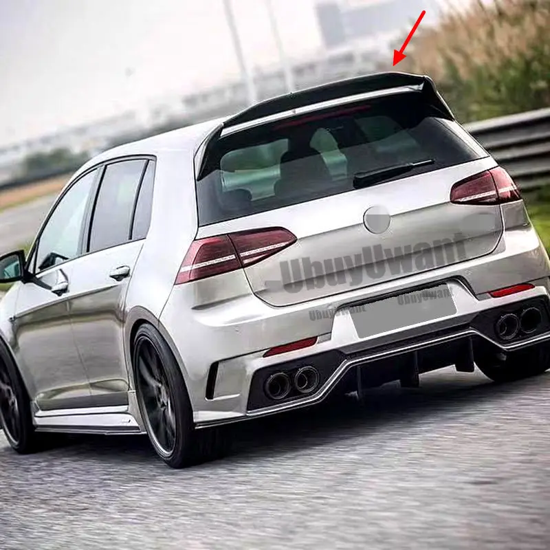 Für Volkswagen GOLF7 MK7 GOLF7.5 MK7.5 TSI TDI GTI GTE GTD R 2014-2019 Aspec Ppv400 Hohe Qualität ABS Auto Dach Spoiler Image