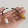 Qxny Cavo video RCA da 10 pin o cavo USB da 4 pin/6 pin per accessori radio Android Connettore di cablaggio adattatore per telecamera di backup