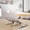 Verstellbarer Aluminium-Laptop-Ständer, faltbar, tragbar, faltbar, für MacBook/Tablets, Kissenständer für Kühlung und Komfort