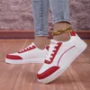 HKDQ Rot Skateboard Schuhe Frau Wasserdichte Leder Casual Turnschuhe Frauen Leichte frauen Sport Turnschuhe Mode Skate Schuhe