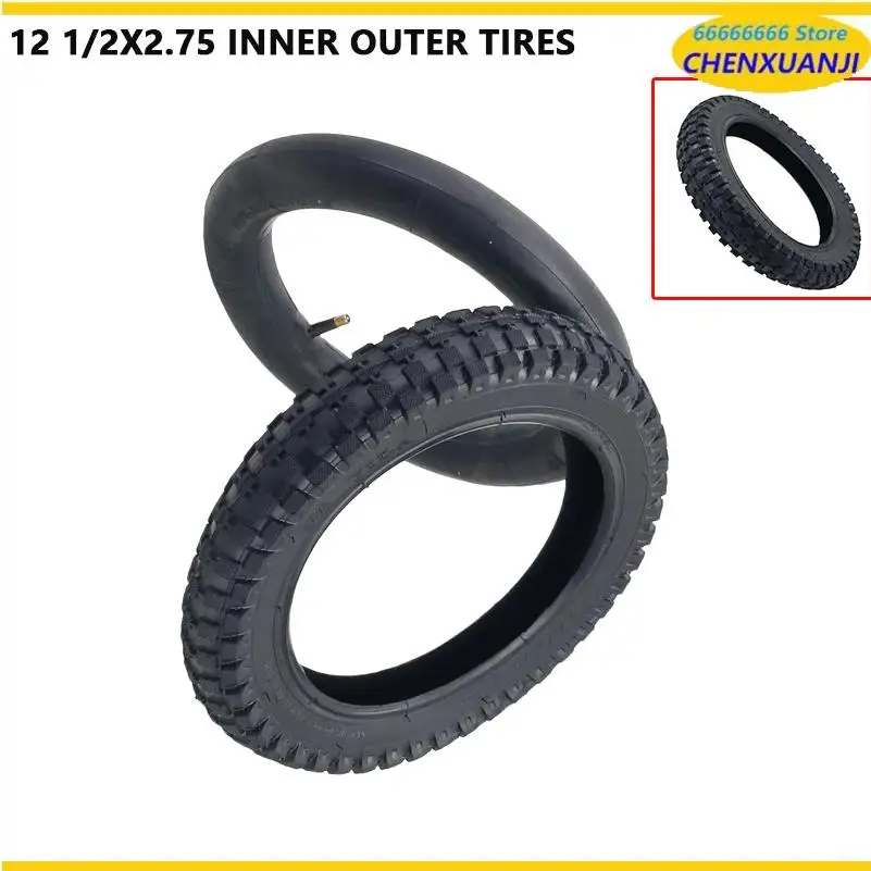 FÜR wie Kinderfahrräder, Roller 12 1/2x2,75 Innen- und Außenreifen von hoher Qualität Image