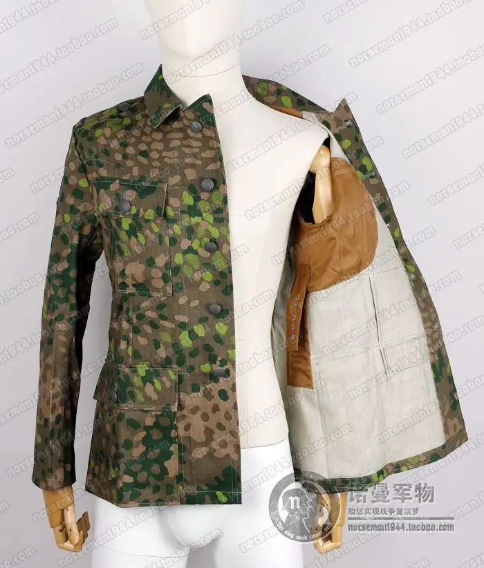 Deutscher DOT44 Pea Camouflage Top Hose M44 Licht- und Schattentarnanzug Image