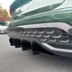 Per Audi A3 8Y Sline 2024 + Paraurti Posteriore Diffusore Labbro Shark Fin Boot Spoiler Inferiore Piastra Coda Splitter Staffa di Protezione Canard