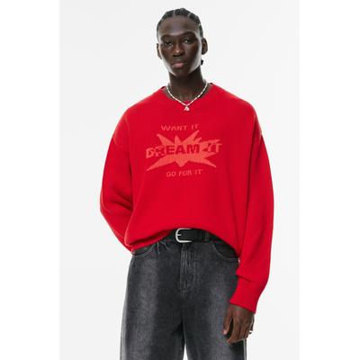 Graphic Slogan Sweater