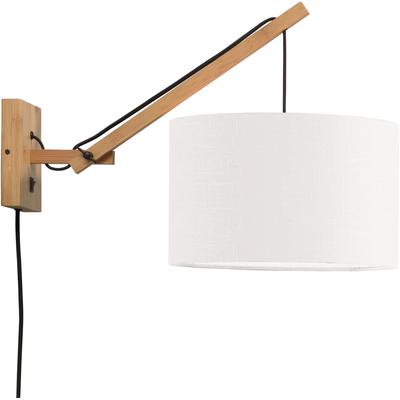 GOOD & MOJO Wandleuchte "Andes", weiß, Ø 32cm H: 43cm, Lampen Image
