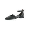 Riemchenballerina PAUL GREEN "Paul Green Ballerinas Glattleder", Damen, Gr. 38, schwarz, Glattleder, elegant, Schuhe