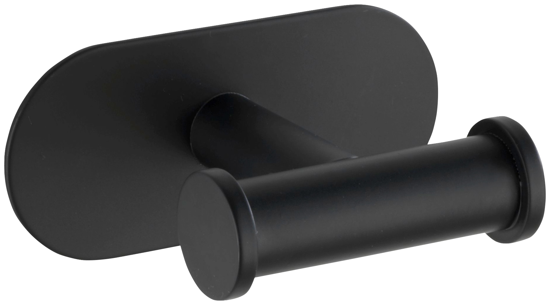 Wandhaken WENKO "Orea", schwarz, B:10cm H:4,5cm L:6,5cm, Edelstahl, Haken