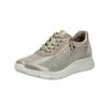 Sneaker IMAC "Imac Sneaker Lederimitat/Textil", Damen, Gr. 40, beige (gold, beige), Lederimitat, Textil, casual, Schuhe