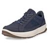 Sneaker ECCO, Herren, Gr. 47, blau (marine), Leder, Textil, sportlich, Schuhe, Halbschuh, Freizeitschuh, Schnürschuh mit softem Schaftrand