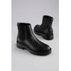 Chelseaboots ANISTON SHOES, Damen, Gr. 40, schwarz, Lederimitat, klassisch, Schuhe, Stiefelette, Blockabsatz, mit breitem Stretch - NEUE KOLLEKTION