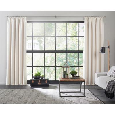 Vorhang WIRTH "Dim out", beige, B:142cm H:205cm, Polyester, Gardinen, nach Maß Image