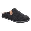 Pantoffel ROHDE "LUCCA", Damen, Gr. 42, grau (anthrazit), Filz, meliert, klassisch, Schuhe, Clog, Hausschuh, Homeslipper in melierter Optik