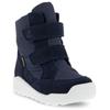 Snowboots ECCO "Winterstiefel URBAN MINI", Kinder, Gr. 26, blau (nachtblau), Veloursleder, Textil, sportlich, Schuhe, Winterboots, Klettstiefel, Winterstiefel mit Klettriemchen, GORE-TEX