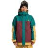 Snowboardjacke DC SHOES "Defiant 10K", Herren, Gr. M, rot (windsor wine), 100% Polyester, Jacken