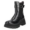 Stiefelette NERO GIARDINI "Nero Giardini Stiefelette Leder/Textil", Damen, Gr. 37, schwarz, Leder, Textil, casual, Schuhe