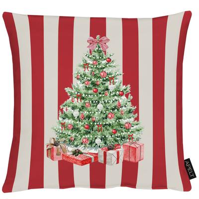 Kissenhülle APELT "3713", rot,weiß, B:40cm L:40cm, Polyester, Baumwolle, Polyester, Baumwolle, Kissenbezüge Image