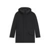 Parka BOSS ORANGE "Osiass", Herren, Gr. 52, schwarz (schwarz001), Web, Obermaterial: 100% Polyester, unifarben, casual, relaxed fit Po-bedeckend, Langarm Rippstrickbündchen, Jacken, relaxed fit, mit wattierter Kapuze, verdeckter Reißverschluss