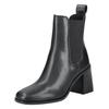 High-Heel-Stiefelette STEVE MADDEN "STEVE MADDEN Stiefelette Leder/Textil", Damen, Gr. 41, schwarz, Leder, Textil, casual, Schuhe