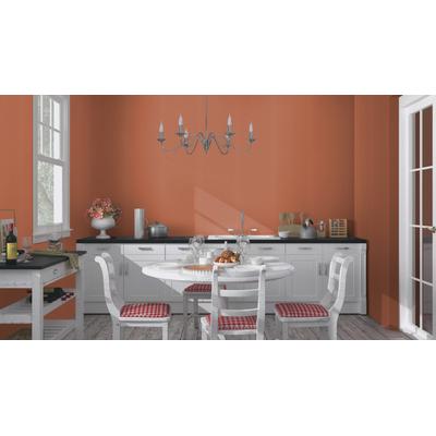 Vliestapete RASCH "Vliestapete Lirirco 555912", rot, B:0,53m L:10,05m, Vlies, Tapeten, Leinenoptik Image
