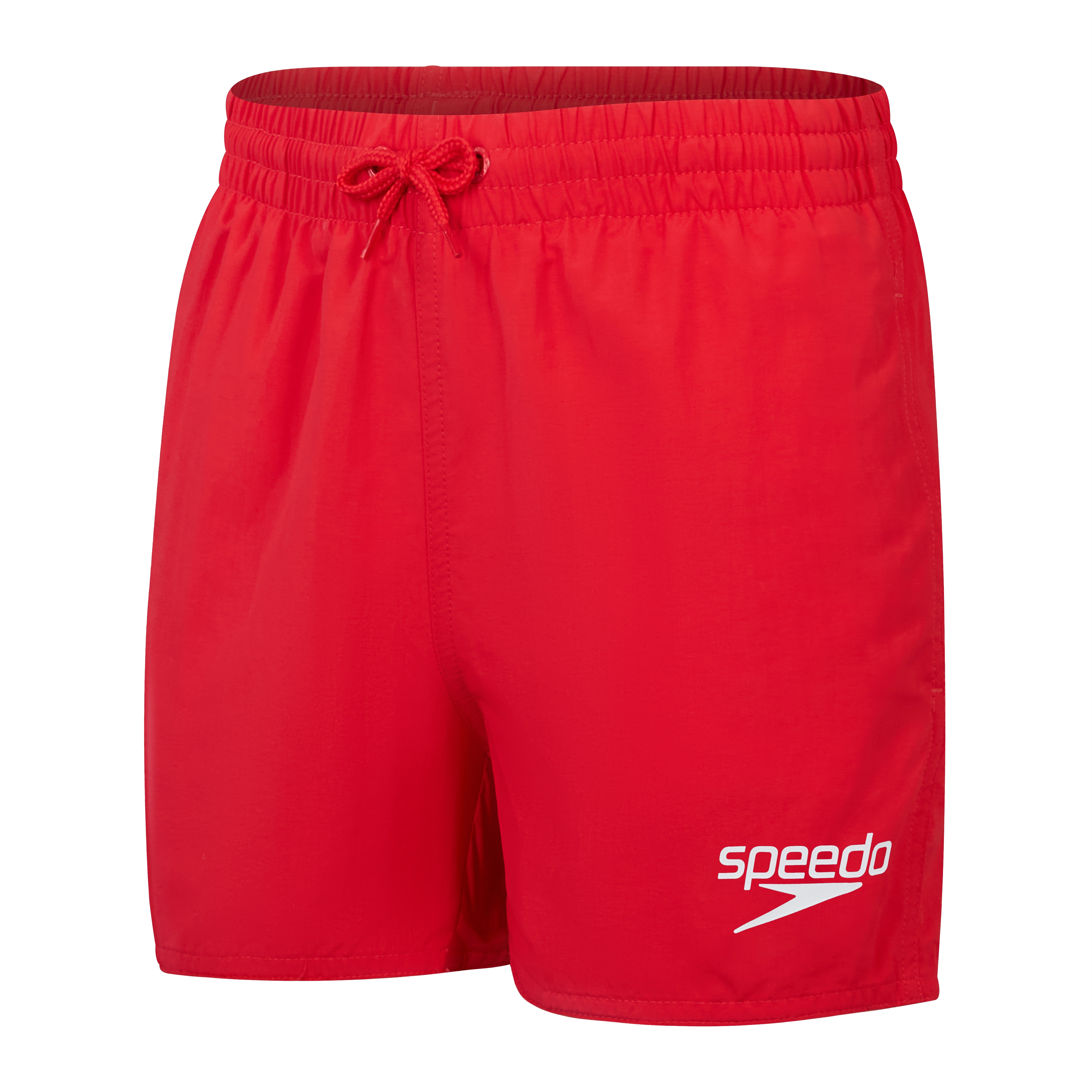 Badeshorts SPEEDO "Bade-Shorts JOHN für Jungs", Kinder, Gr. XL (146/152), N-Gr, rot (fed rot), gewirkt, Obermaterial: 100% Nylon, Badehosen Badeshorts, für Kinder und Jugendliche, mit Gesäßtasche und Abflusssystem