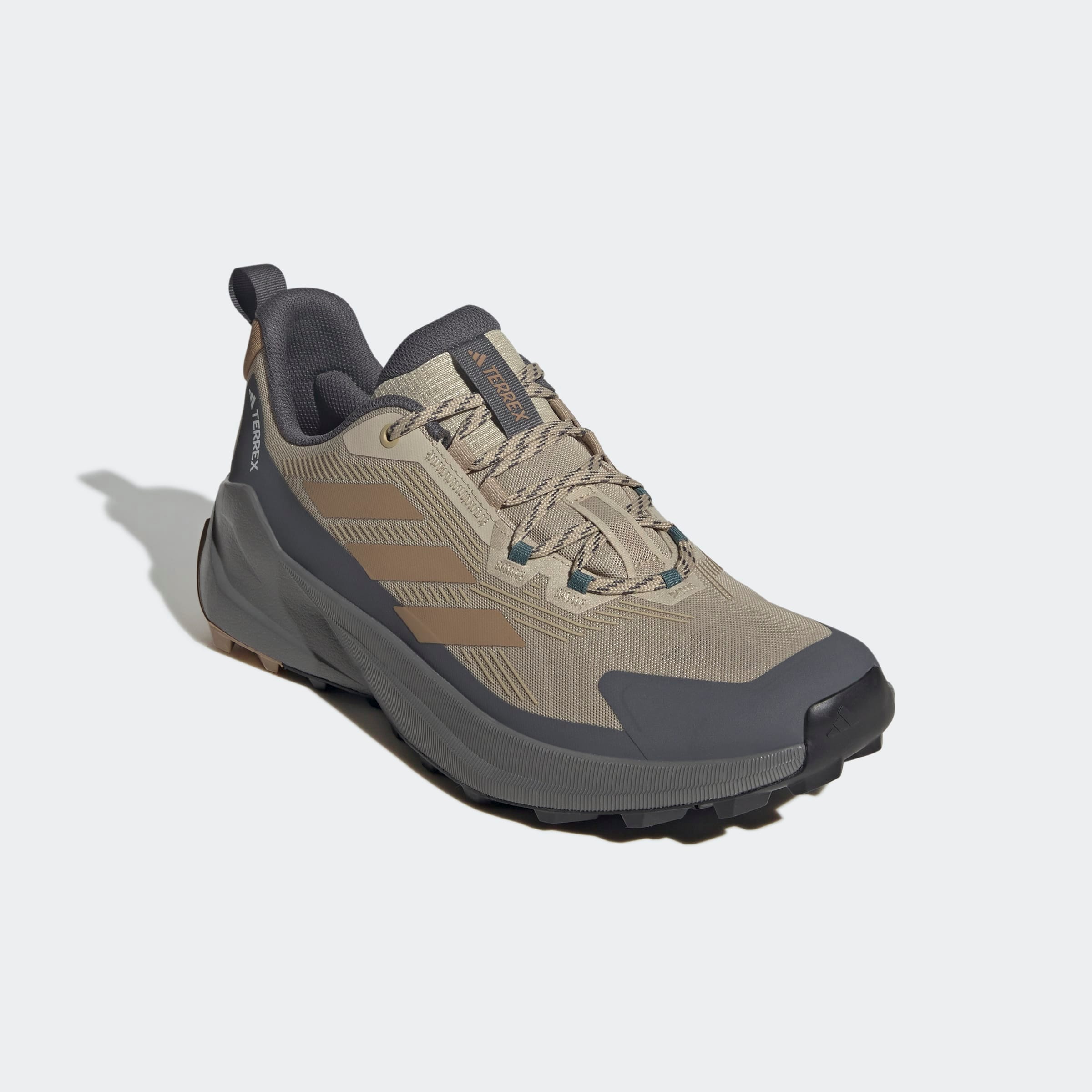 Wanderschuh ADIDAS TERREX "TRAILMAKER 2", Damen, Gr. 45, savann, cardbo, gresix, Synthetik, Textil, Schuhe Wanderschuh