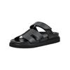 Pantolette PAVEMENT "Pavement Pantoletten Leder", Damen, Gr. 41, schwarz, Leder, casual, Schuhe