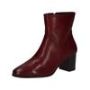 Stiefelette CAPRICE "Caprice Stiefelette Leder", Damen, Gr. 37,5, rot (bordeaux), Leder, casual, Schuhe