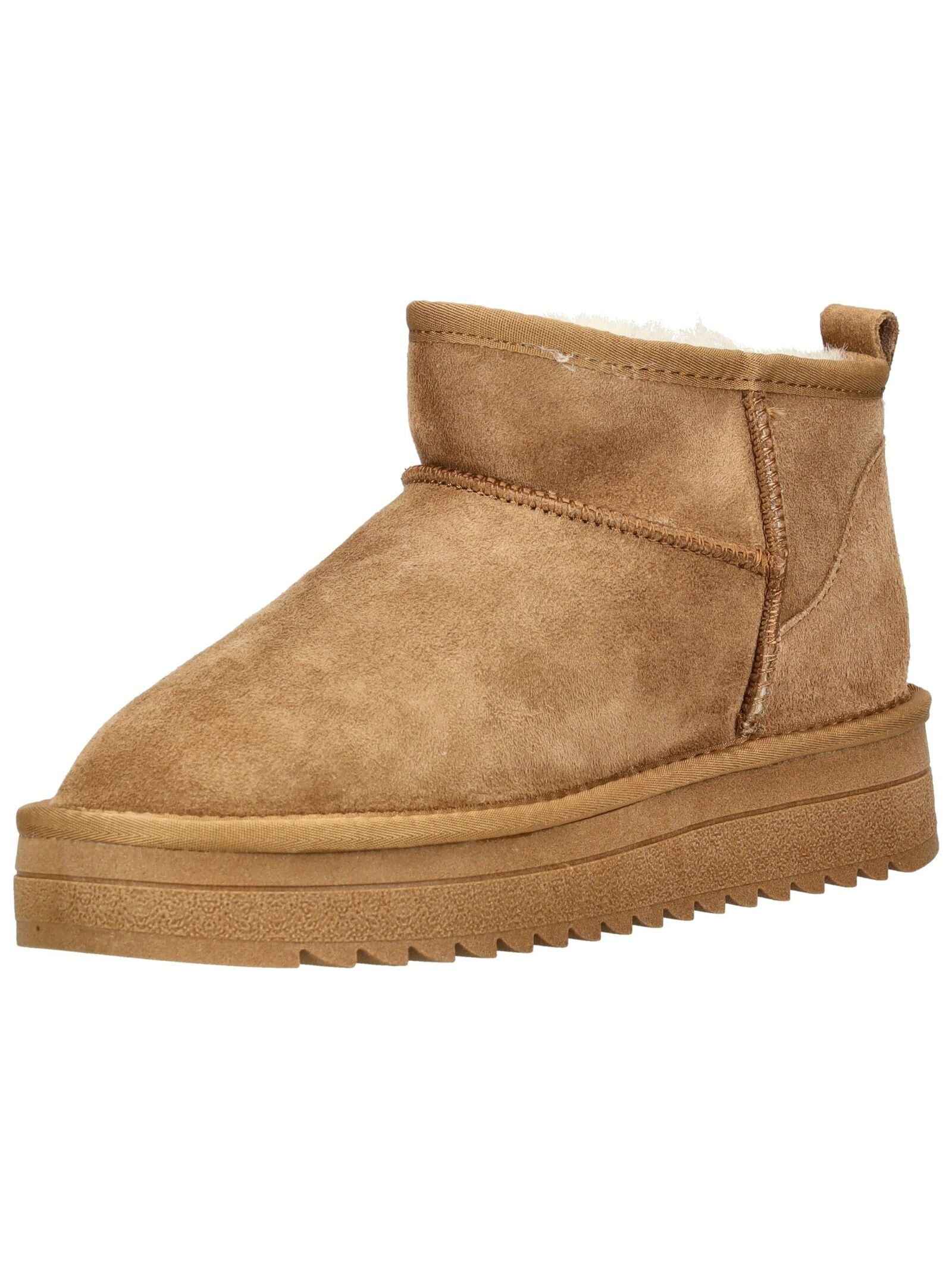 Stiefelette ARA "Ara Stiefelette Veloursleder", Damen, Gr. 38, braun (cognac), Veloursleder, Casual, Schuhe