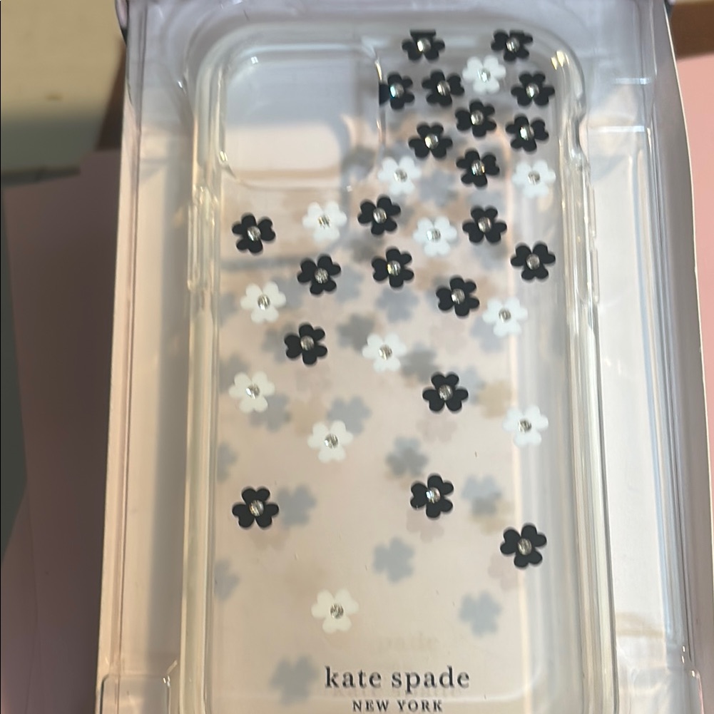 Kate Spade Cell Phones & Accessories | Kate Spade Black And White Floral Phone Case Fits Iphone 11pro And Iphone Xs | Color: Black/White | Size: Os