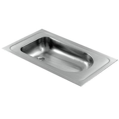 KWC Aquarotter Babybadewanne, CAMPUS, Edelstahl, 915x550x150 mm, Einlegemontage, 2000090029 2000090029 Image