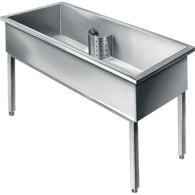 KWC Aquarotter Werkraumbecken, SIRIUS, Edelstahl, 2000x800x600 mm, Unterbau, 2000100359 2000100359 Image