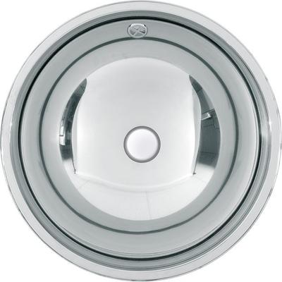 KWC Aquarotter Rundbecken, RONDO, Edelstahl, 456x165 mm, Überlauf, hochglanz, 2000056536 2000056536 Image
