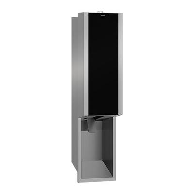 KWC Aquarotter Schaumseifenspender, EXOS, Edelstahl, UP, 124x500x120 mm, Front ESG schwarz, 20300346 2030034636 Image