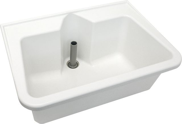 KWC Aquarotter Mehrzweckbecken, SIRIUS, GFK, 700x320x495 mm, weiß, 2000103436 2000103436 Image