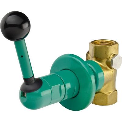 KWC Aquarotter Notduschventil, Unterputz, grün, 60 l, Kipphebel, Einbautiefe 35-95 mm, 2000101129 2000101129 Image