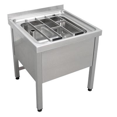 KWC Aquarotter Standausguss, SIRIUS, Edelstahl, 650x650x598 mm, Klapprost, verschweißt, 2000057046 2000057046 Image