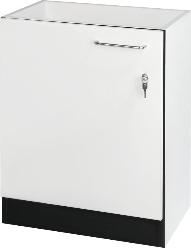 KWC Aquarotter Unterbauschrank, SIRIUS, Holz, weiß, 570x720x390 mm, Türanschlag rechts, 2000107664 2000107664 Image