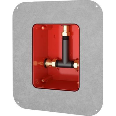 KWC Aquarotter Rohbauset, F5, Systembox R5, duschen, Warm- und Kaltwasser, Klebeflansch, 2030028990 2030028990 Image