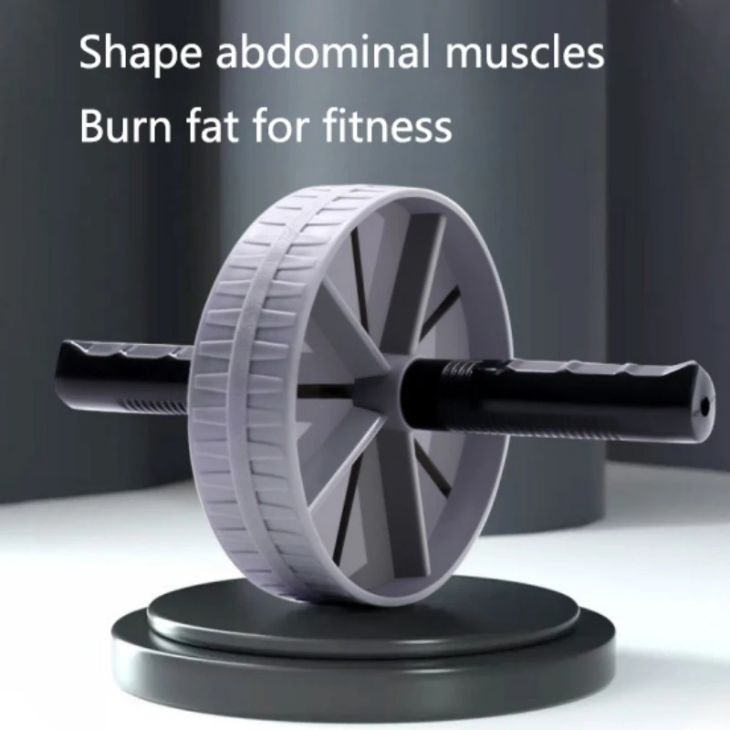 Roue musculaire abdominale à domicile roue abdominale rouleau de roue de fitness fonction silencieuse rouleau de roue de fitness dispositif de fitness abdominale